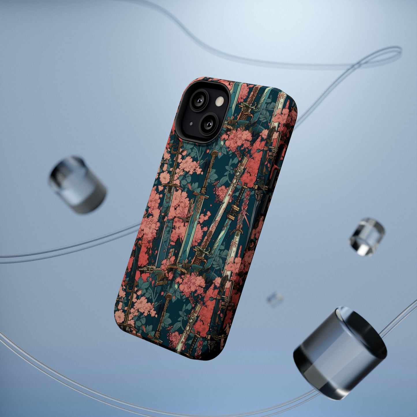MagSafe Tough Case - Katanas & Cherry Blossoms