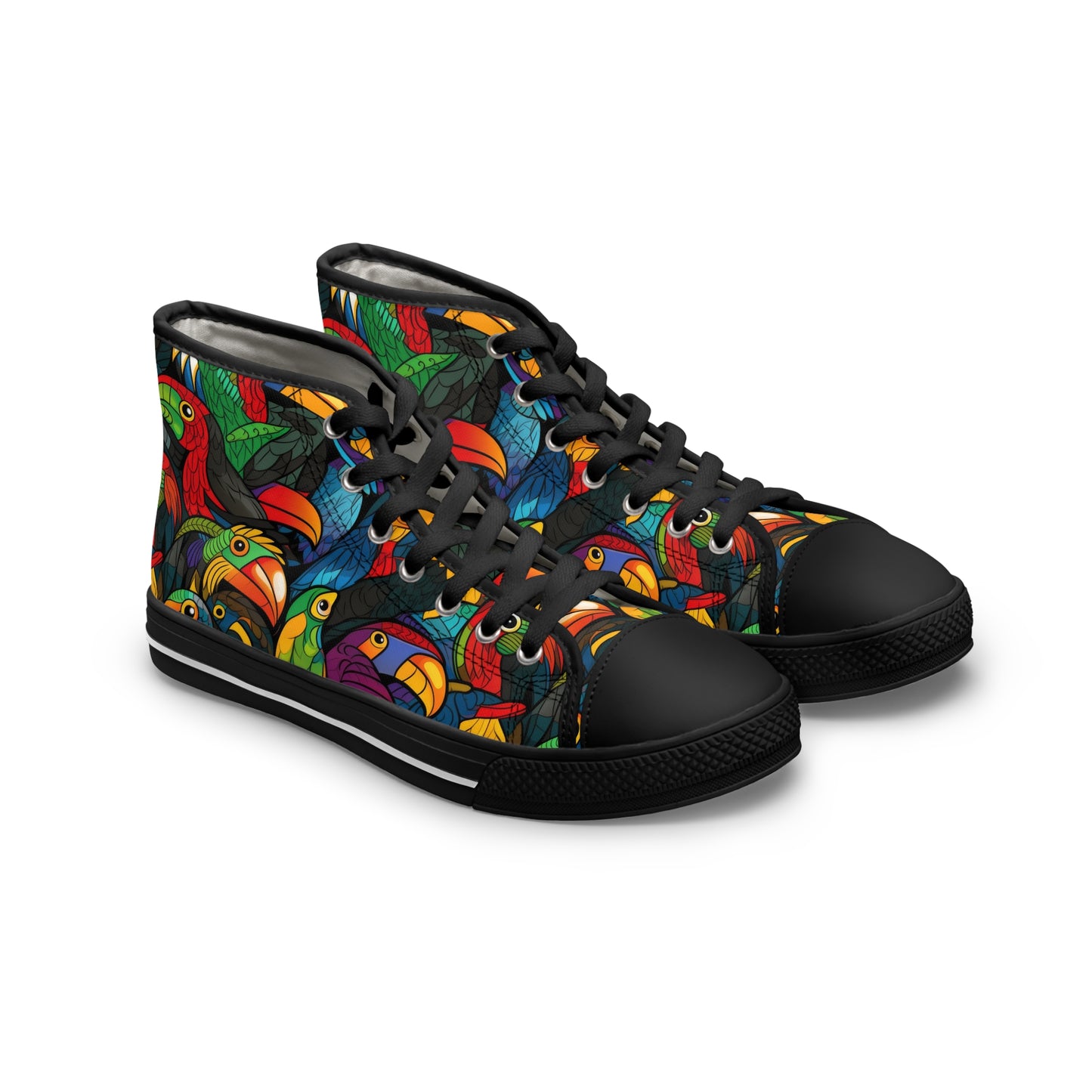 Women's High Top Sneakers - Toucan Clan