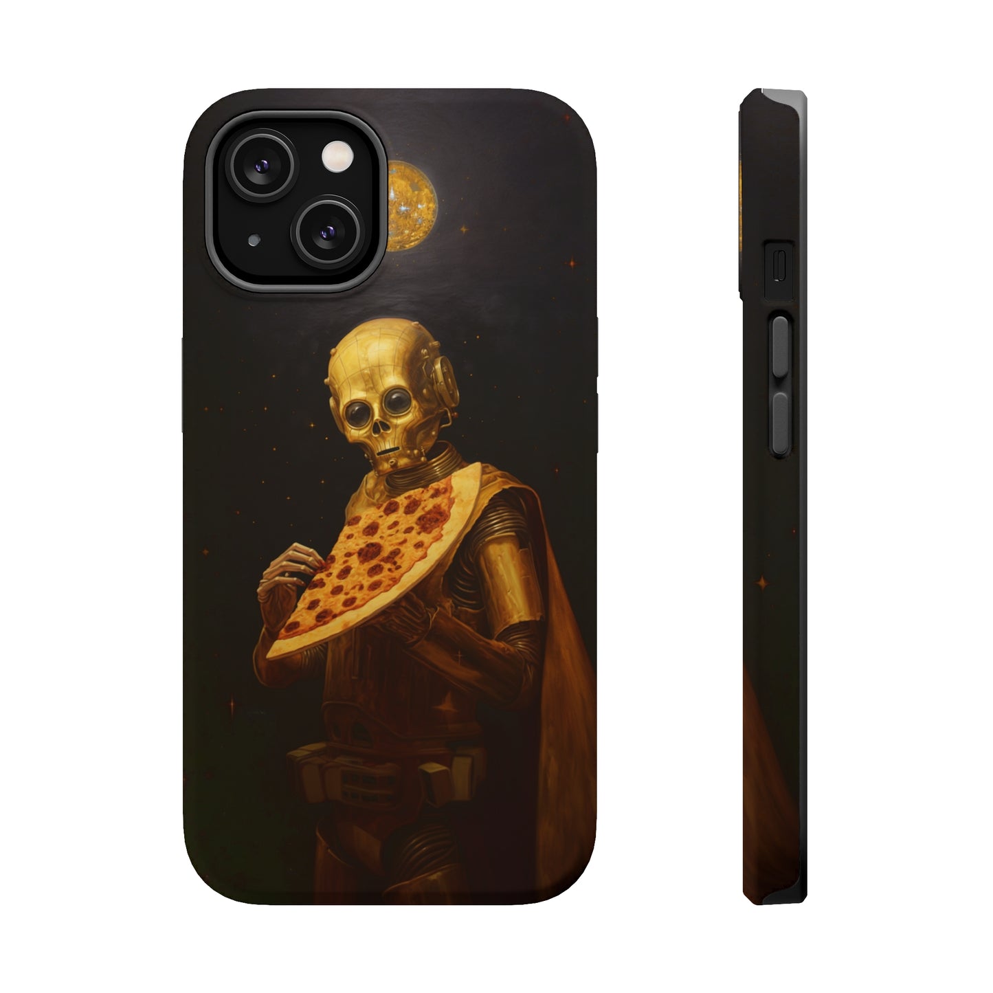 MagSafe Tough iPhone Case - "Robot Pizza Slice"