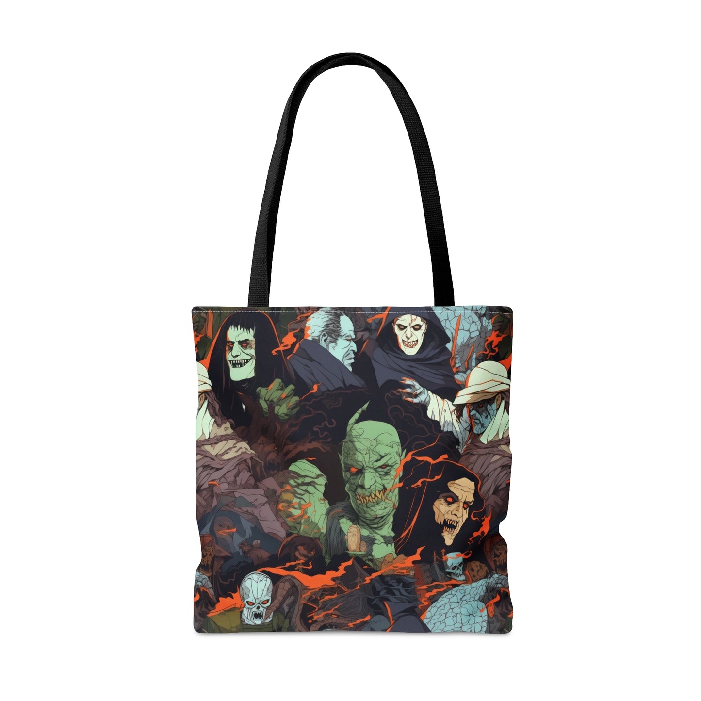 Tote Bag - Spooky Monsters Anime Alpha