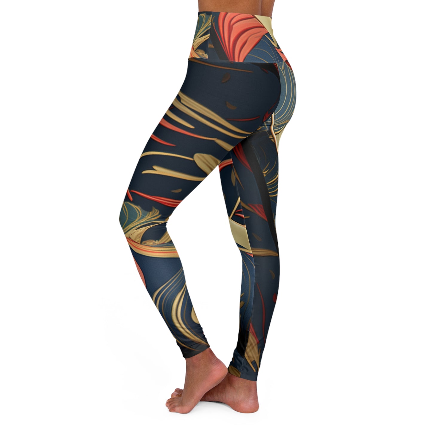 High Waisted Leggings - Amberite