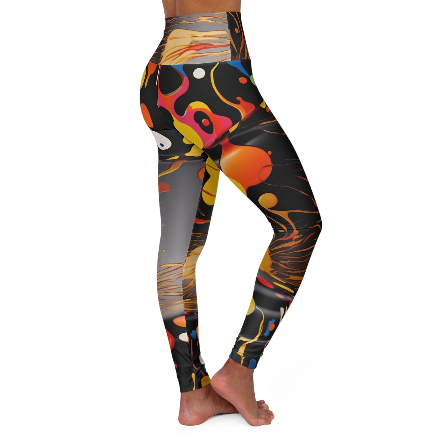 High Waisted Leggings - Amberite