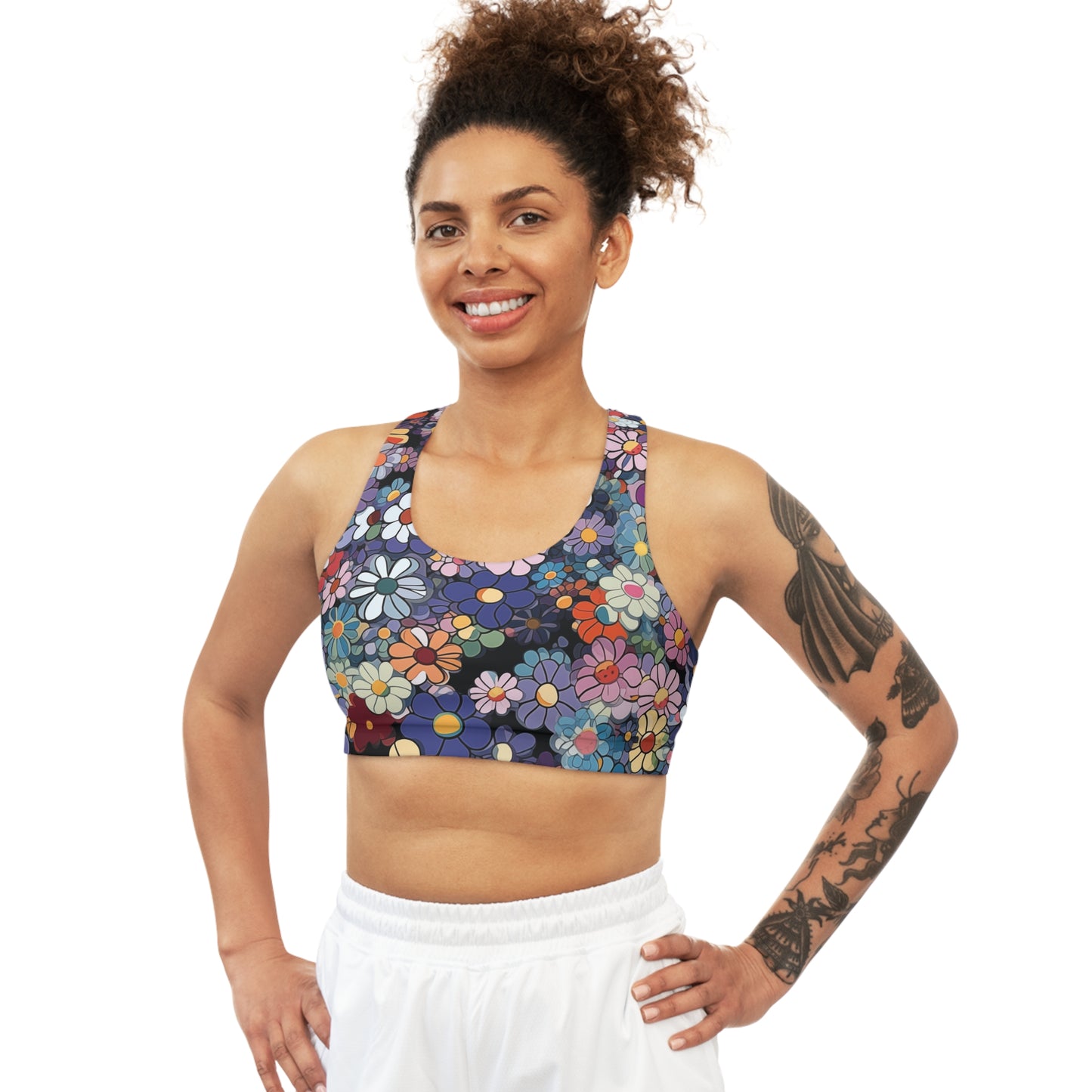 Sports Bra - William Kyoto Ditsy Floral