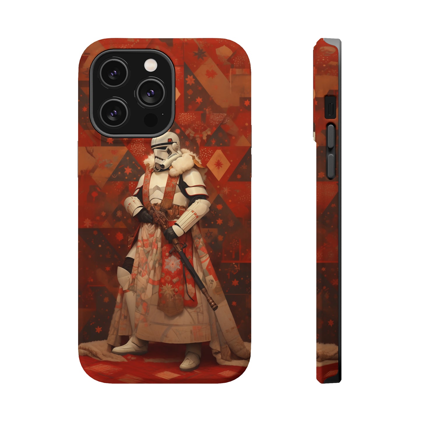 MagSafe Tough iPhone Case - Storm Trooper Norman Rockwell Christmas Card