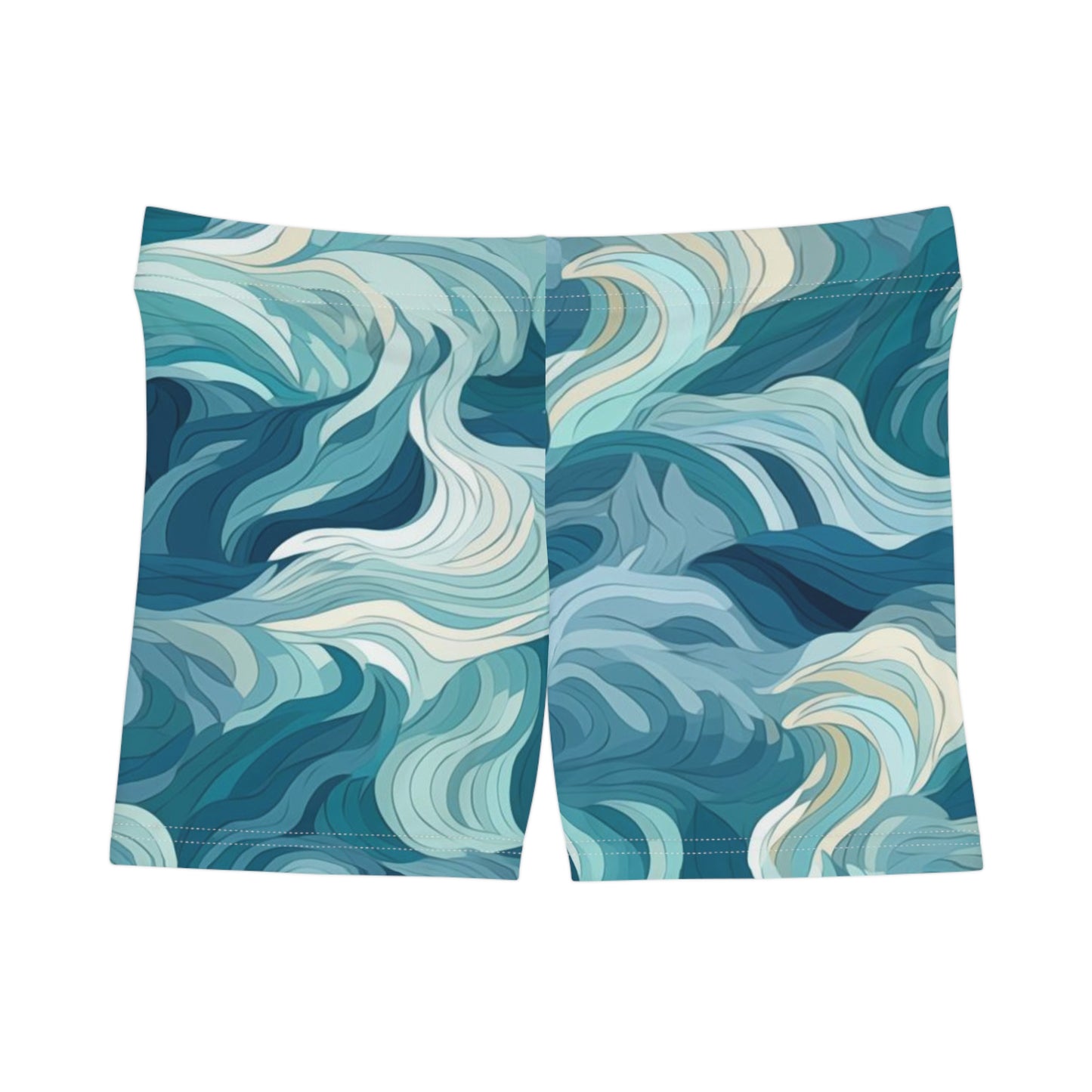 Workout Shorts - Drew Florence Oceanwaves