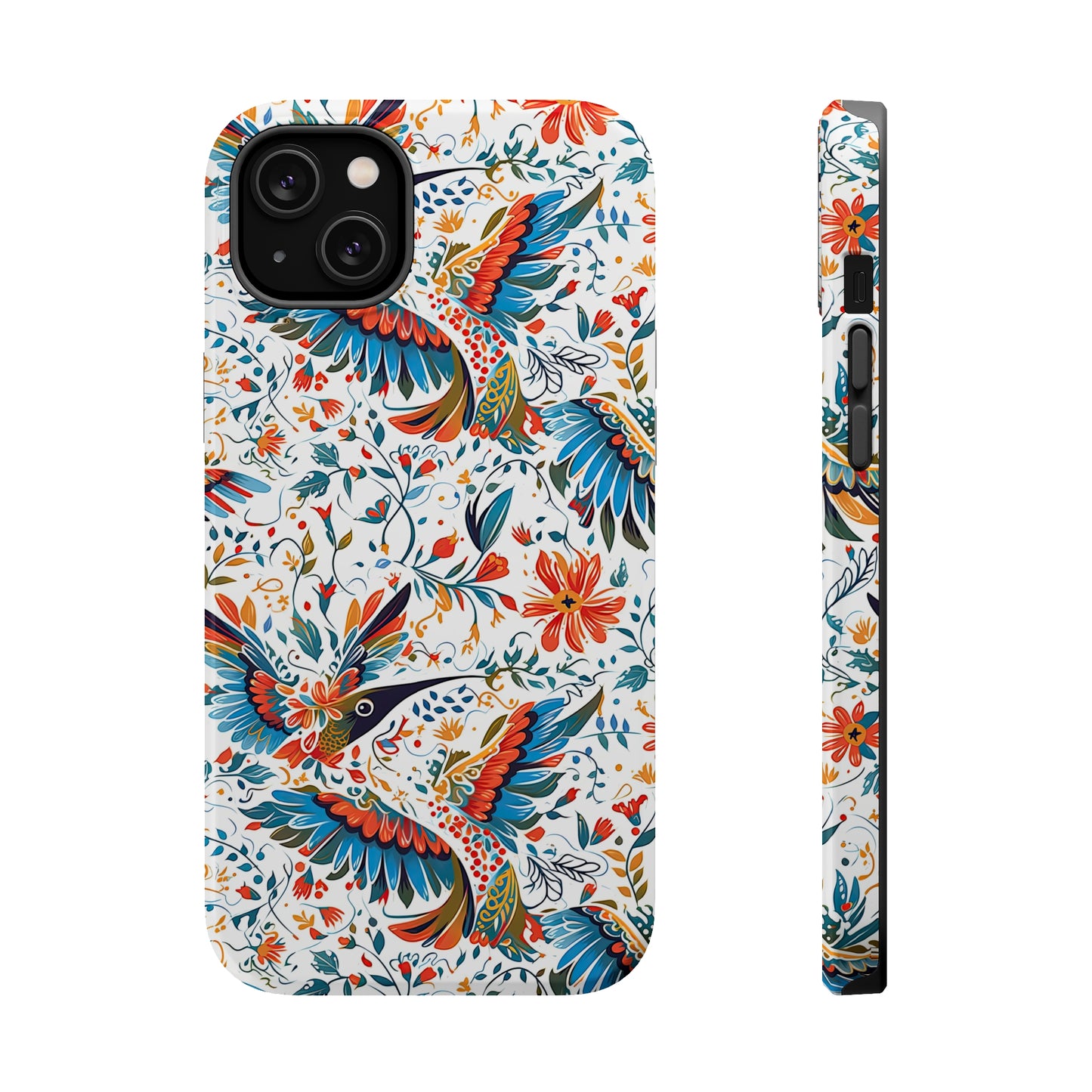 MagSafe Tough iPhone Case - Colibri Abstract