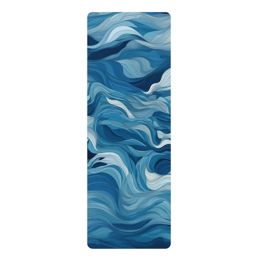 Rubber Yoga Mat- Odelgarde s Hertogenbosch Ocean Waves