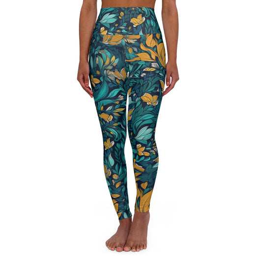 High Waisted Leggings - Bogdana Juizde Fora Ditsy Floral