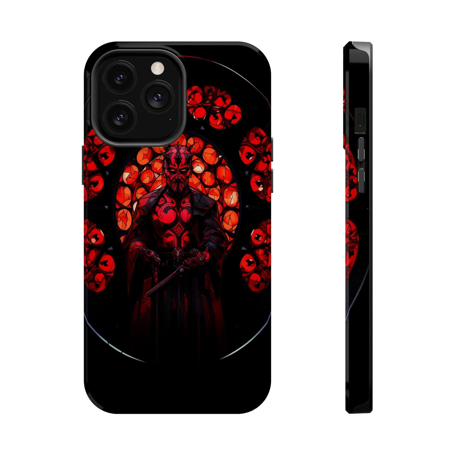 MagSafe Tough iPhone Case - Darth Maul Catholic Stained Glass