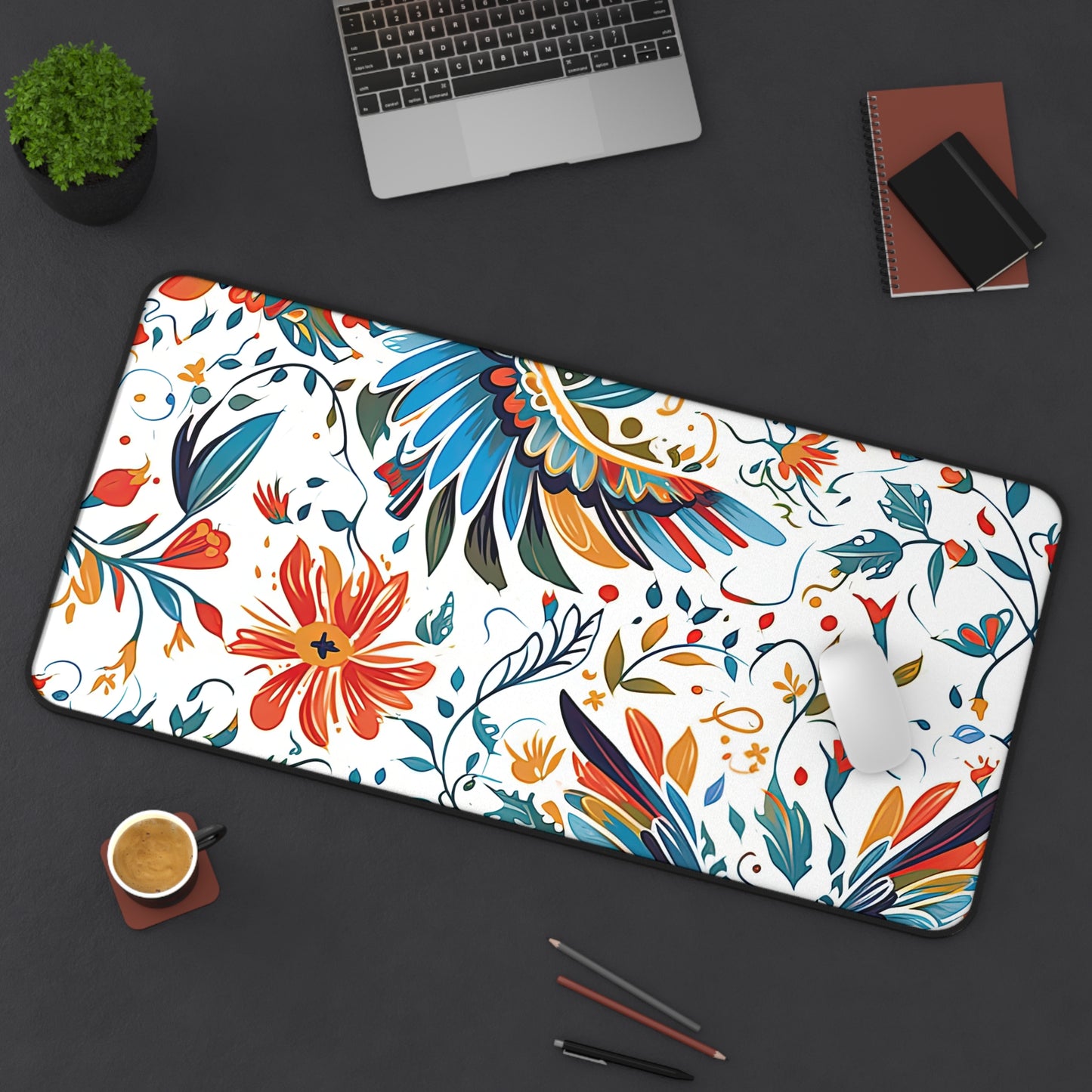 Desk Mat - Colibri Abstract