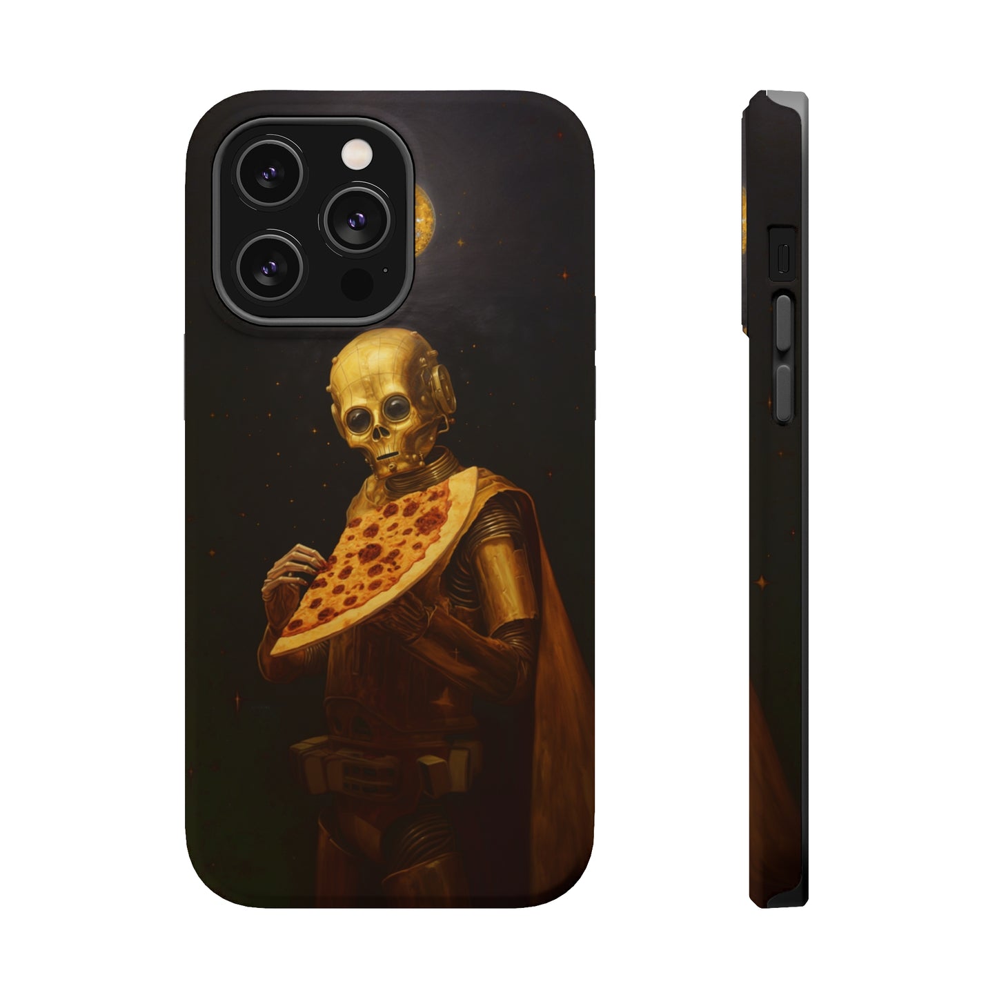 MagSafe Tough iPhone Case - "Robot Pizza Slice"