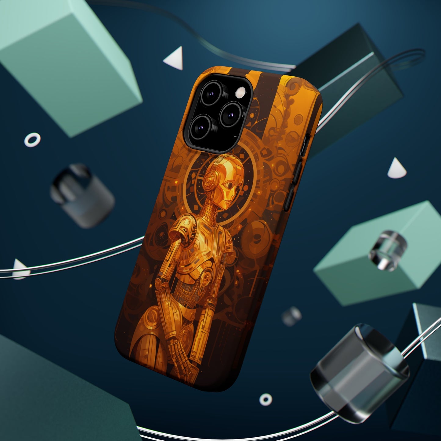 MagSafe Tough iPhone Case - C3P0 Art Nouveau