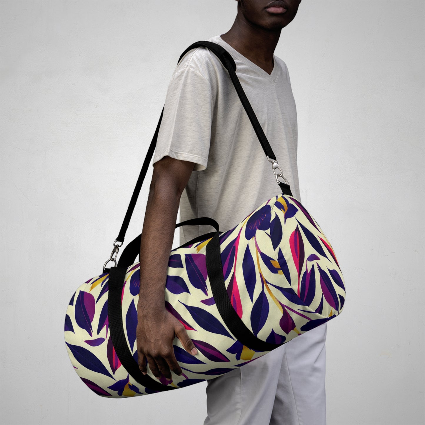 Duffel Bag - Violet Flourish Damask