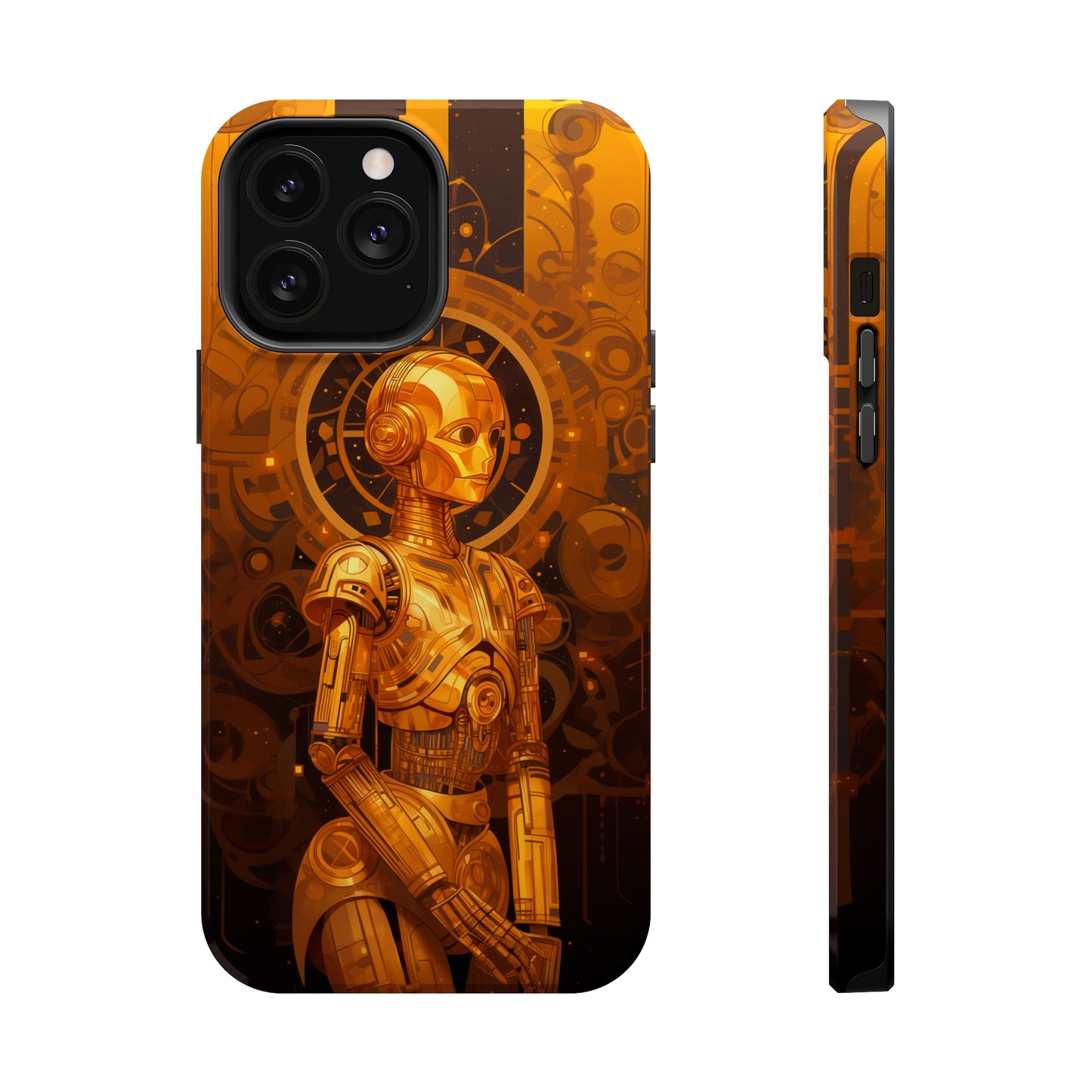 MagSafe Tough iPhone Case - C3P0 Art Nouveau