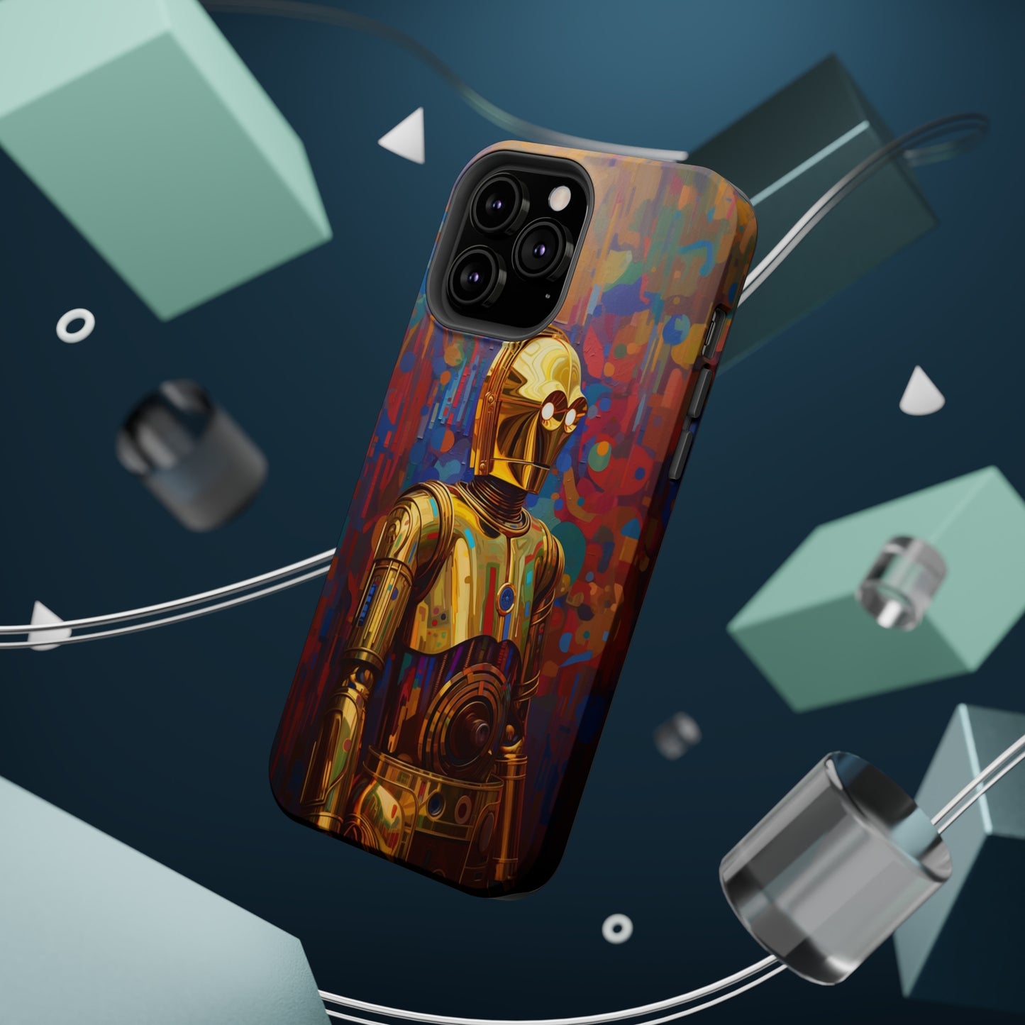 MagSafe Tough iPhone Case - C3P0 Fauvism