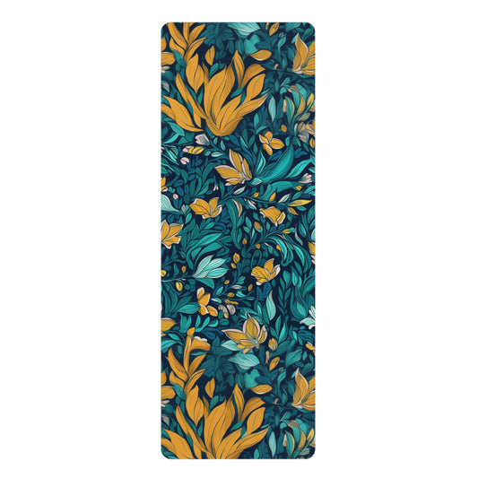 Rubber Yoga Mat- Bogdana Juizde Fora Ditsy Floral