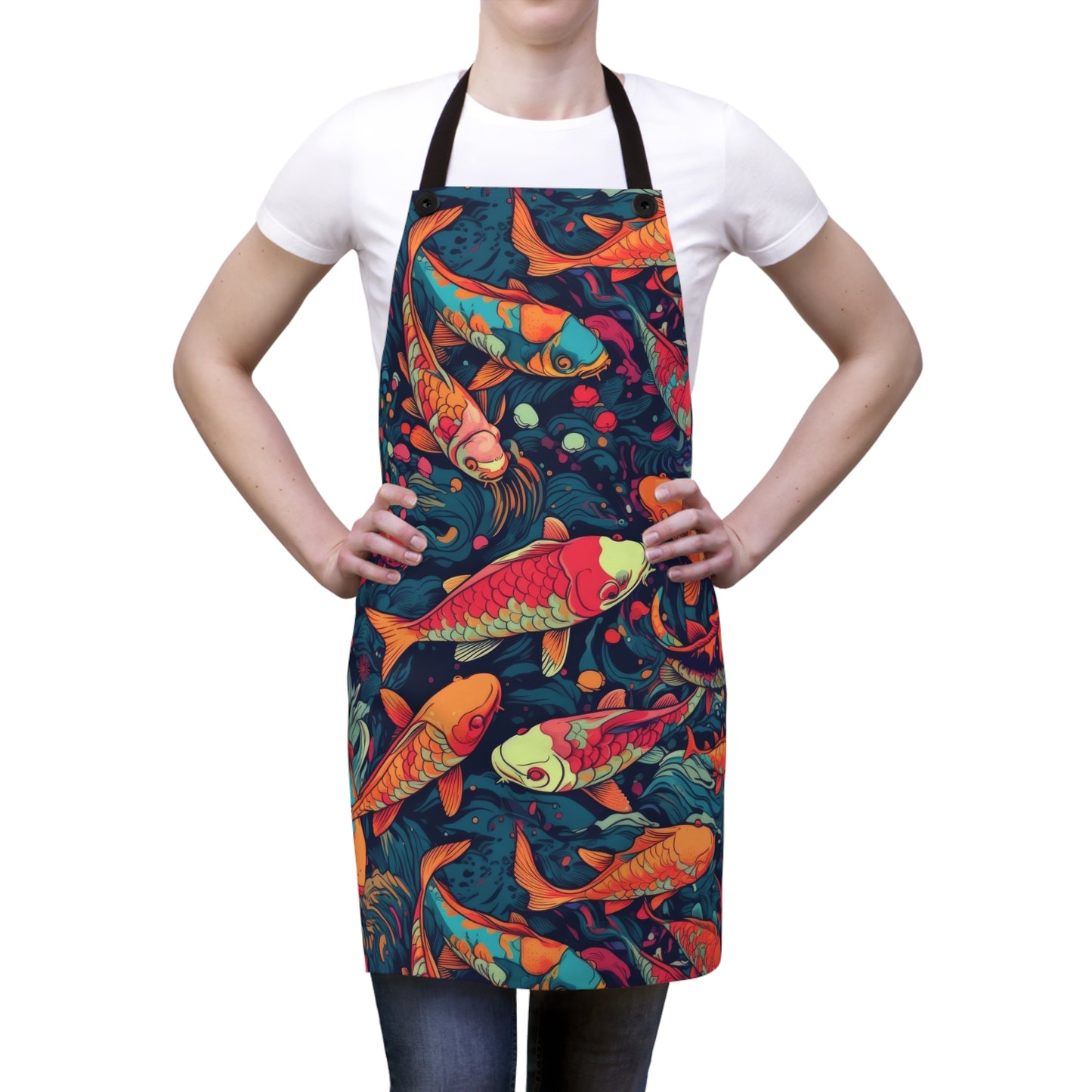 Canvas Apron - Koi Menagerie