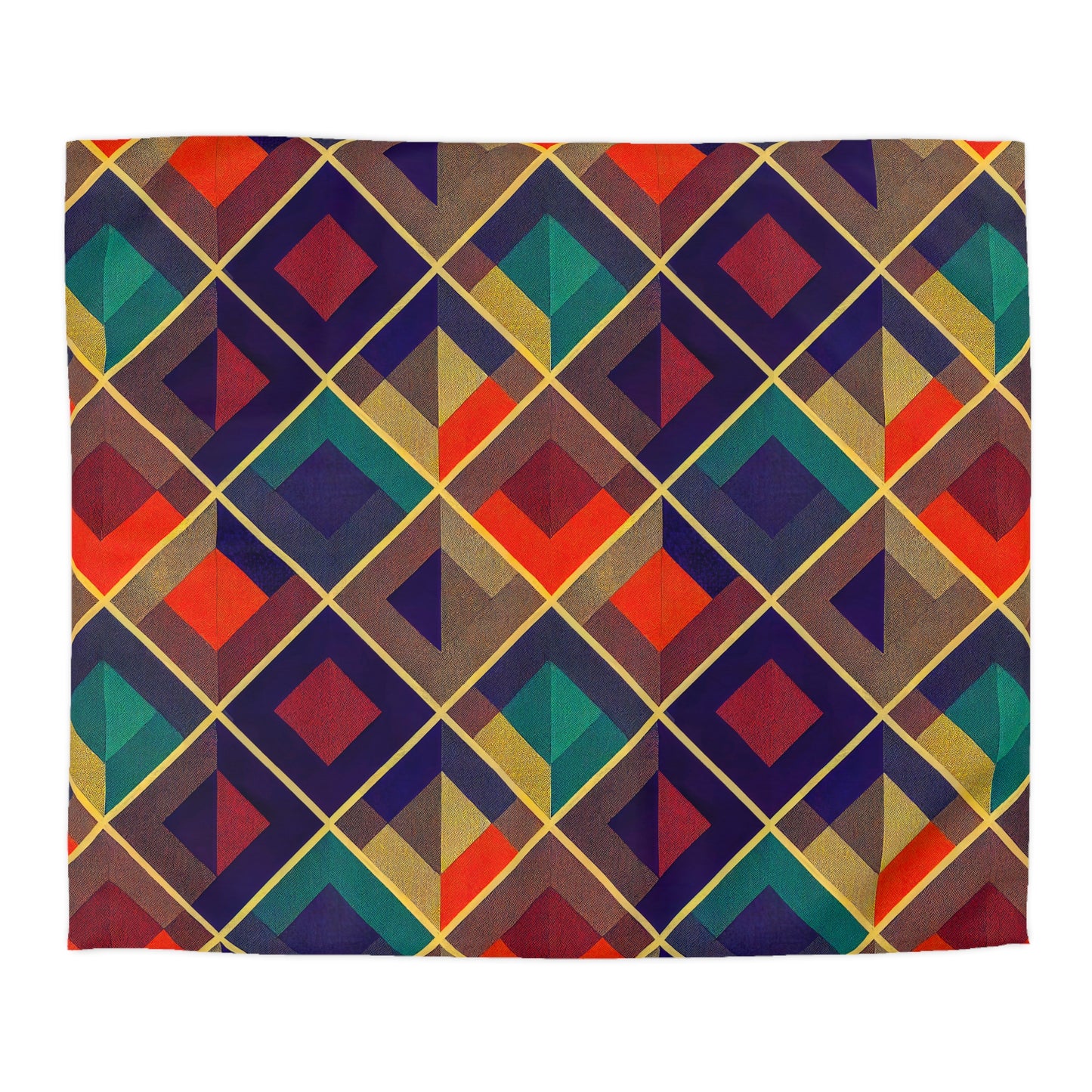 Duvet Cover - Herringbone Kaleidoscope