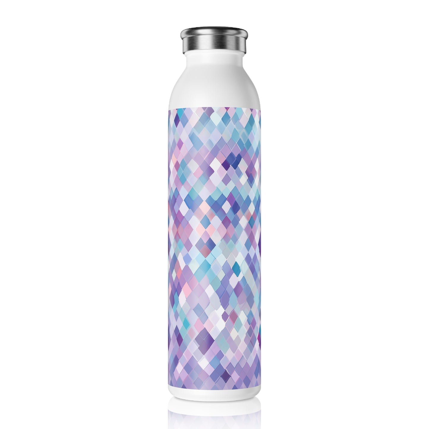 Slim Water Bottle - Regina Paris Argyle