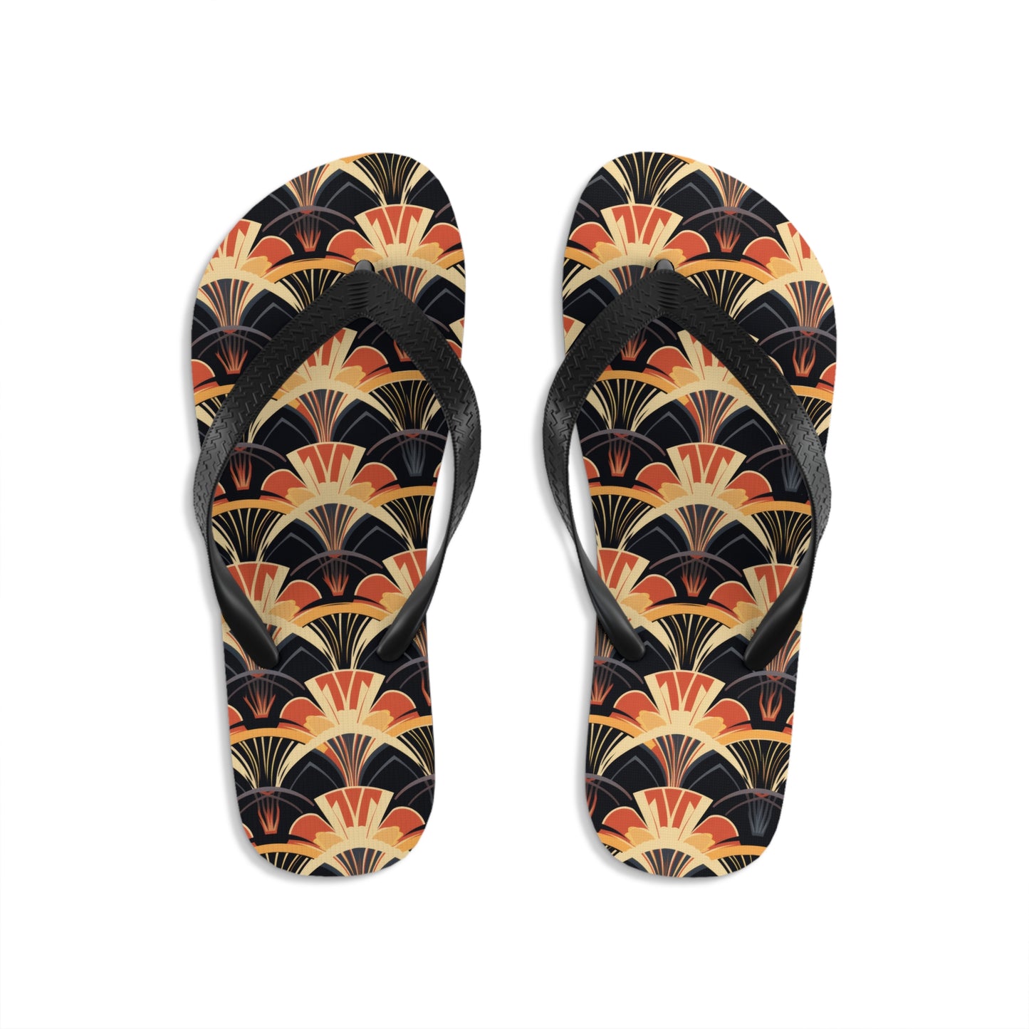 Unisex Flip-Flops - Gilded Highlights