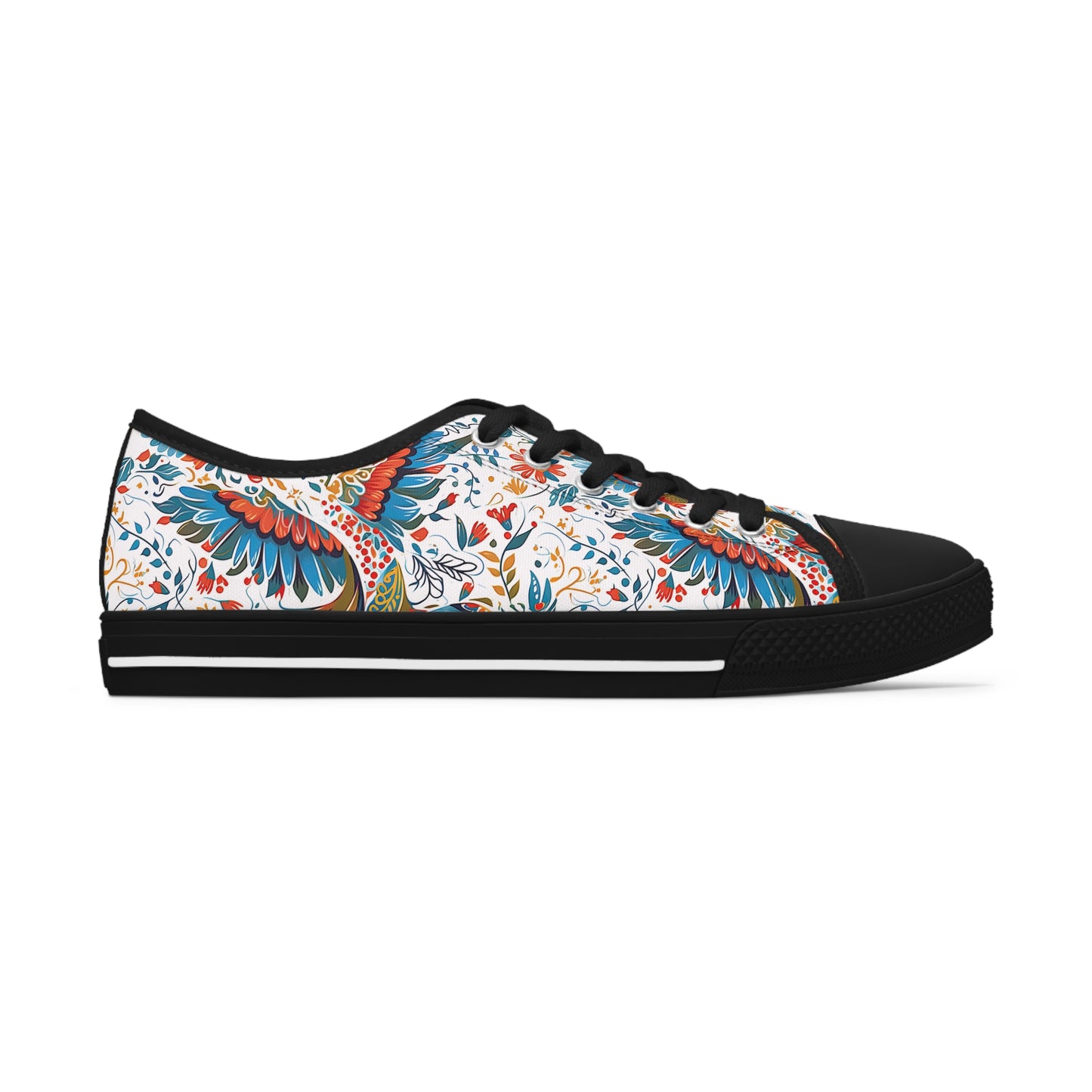 Women's Low Top Sneakers - Colibri Abstract