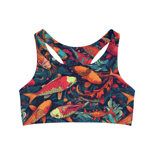 Sports Bra - Koi Menagerie