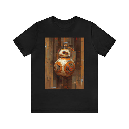Unisex Jersey Short Sleeve Tee - BB-8 Art Deco style by Frank Lloyd Wright