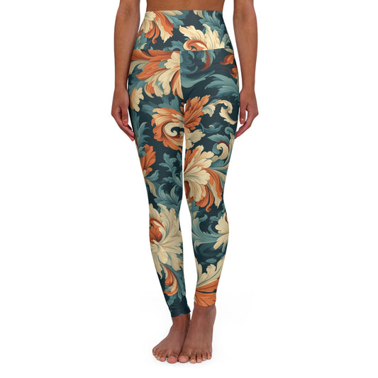High Waisted Leggings - Iris Scotland Dreams