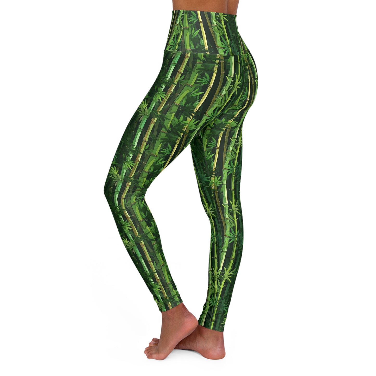 High Waisted Leggings - Secret Forest