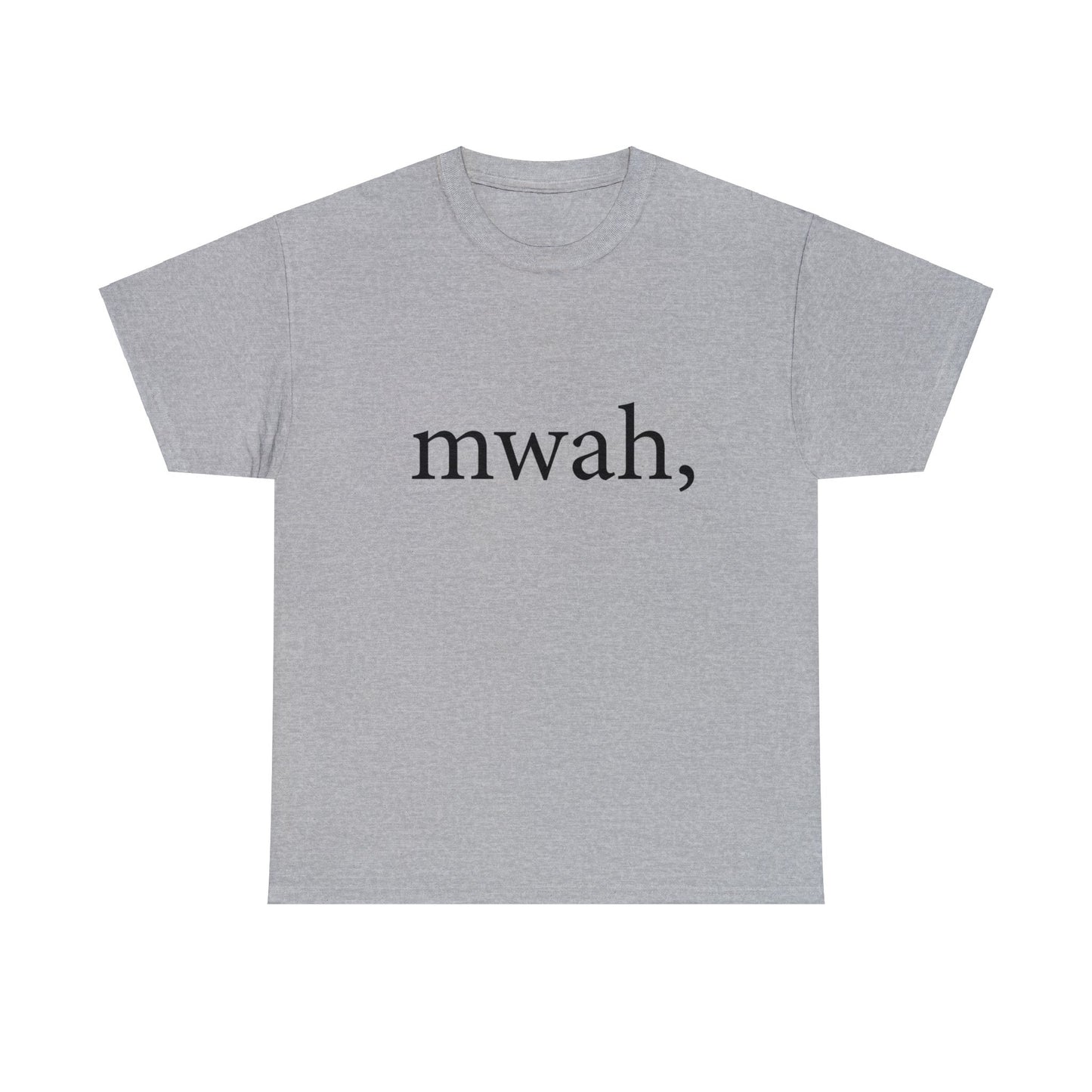 Unisex Heavy Cotton Tee - mwah, no bars.