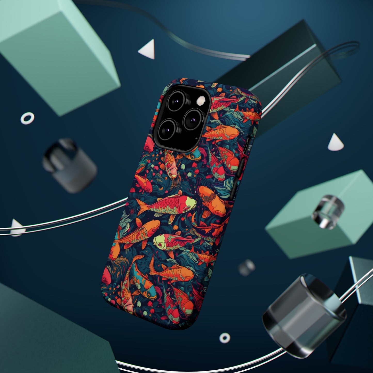 MagSafe Tough iPhone Case - Koi Menagerie