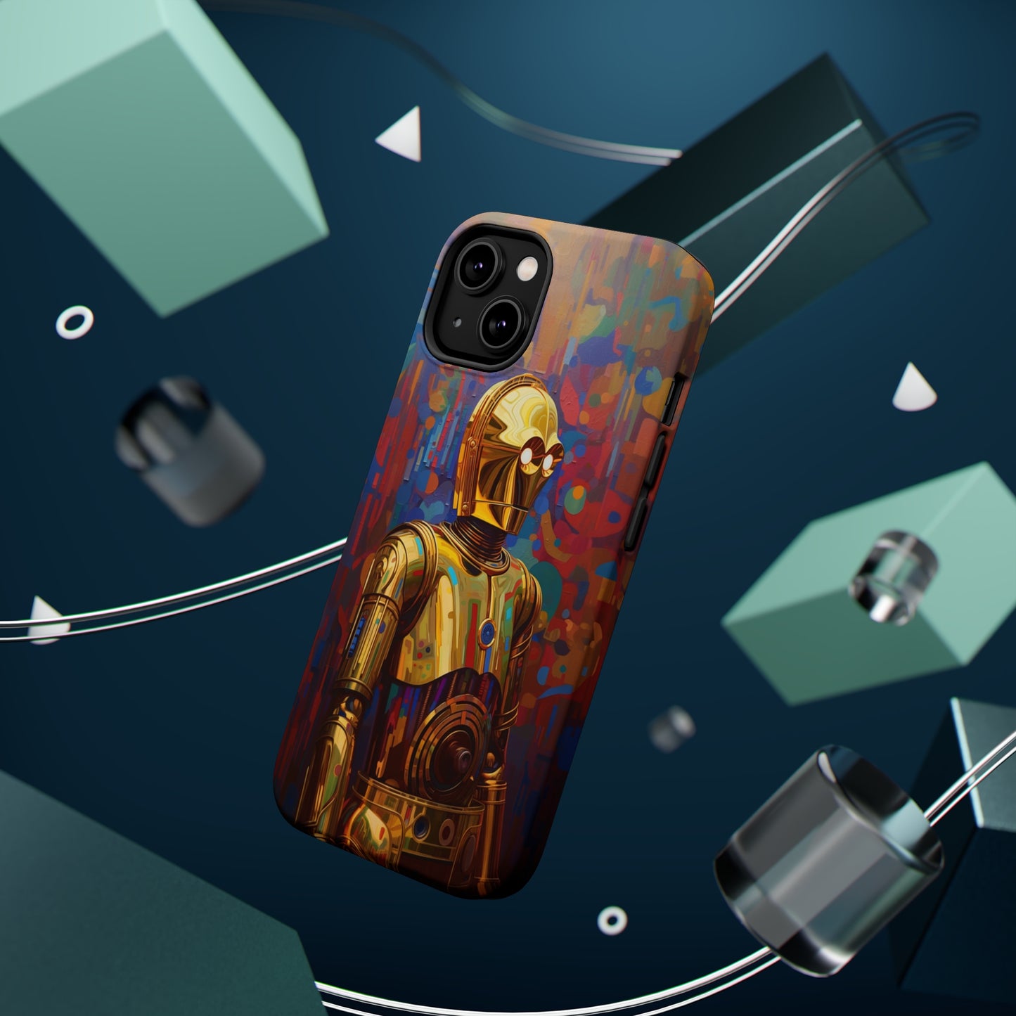 MagSafe Tough iPhone Case - C3P0 Fauvism