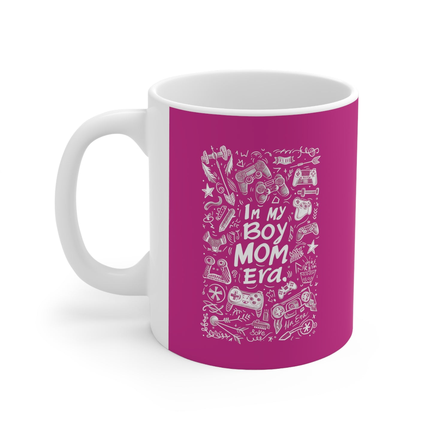 Ceramic Mug 11oz - In My Boy Mom Era - Gamer