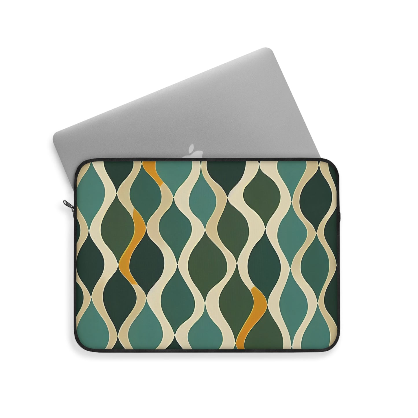 Laptop Sleeve - Deco Aqua Ringlets