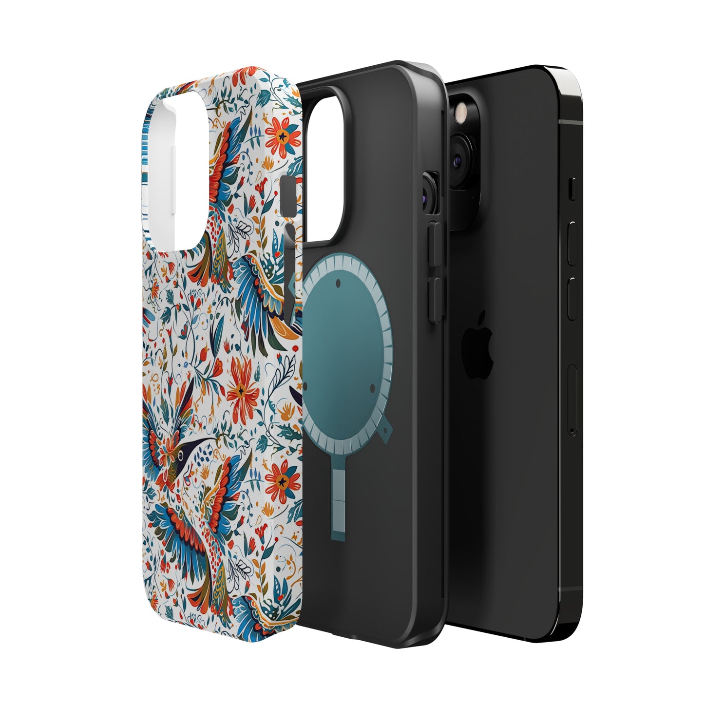 MagSafe Tough iPhone Case - Colibri Abstract