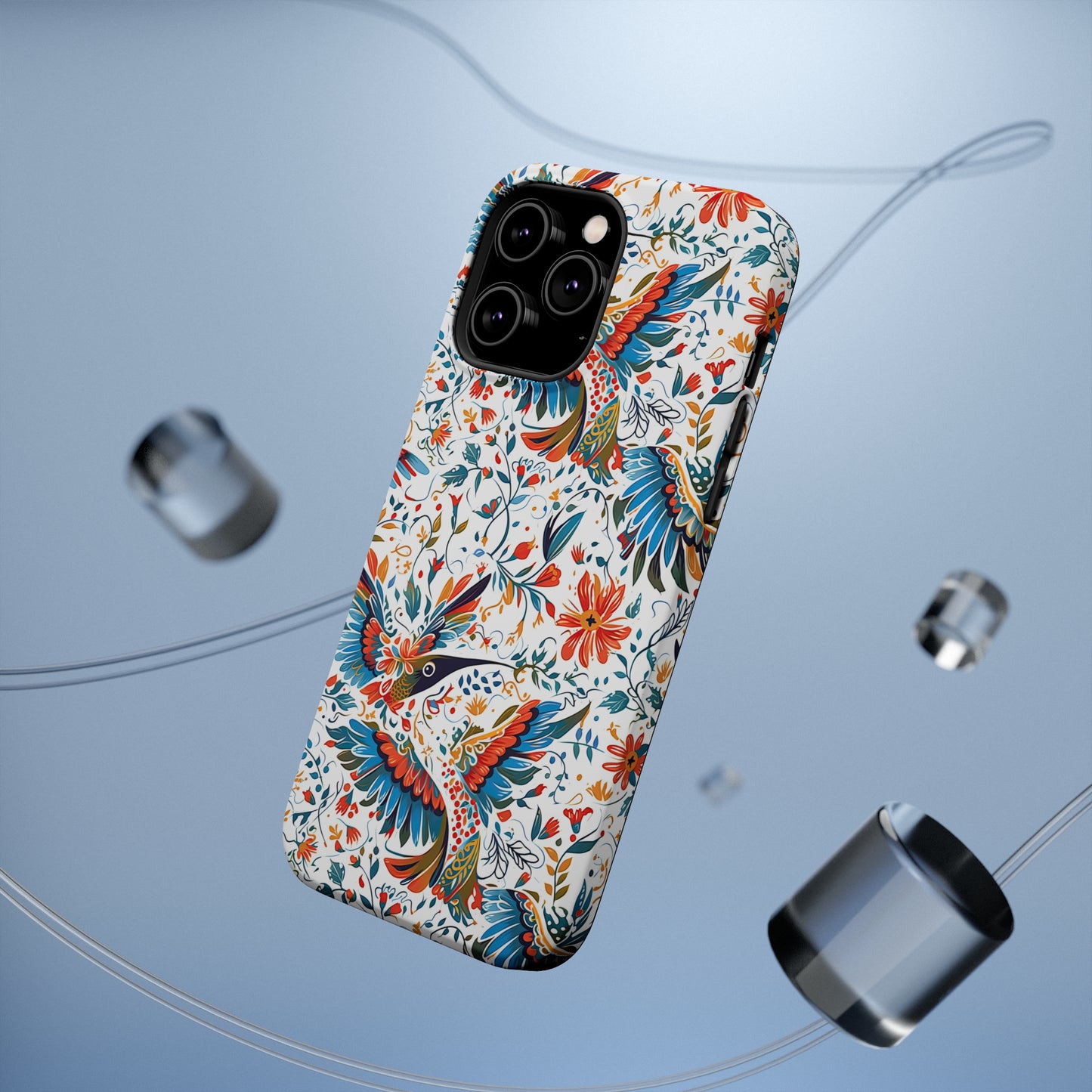 MagSafe Tough iPhone Case - Colibri Abstract