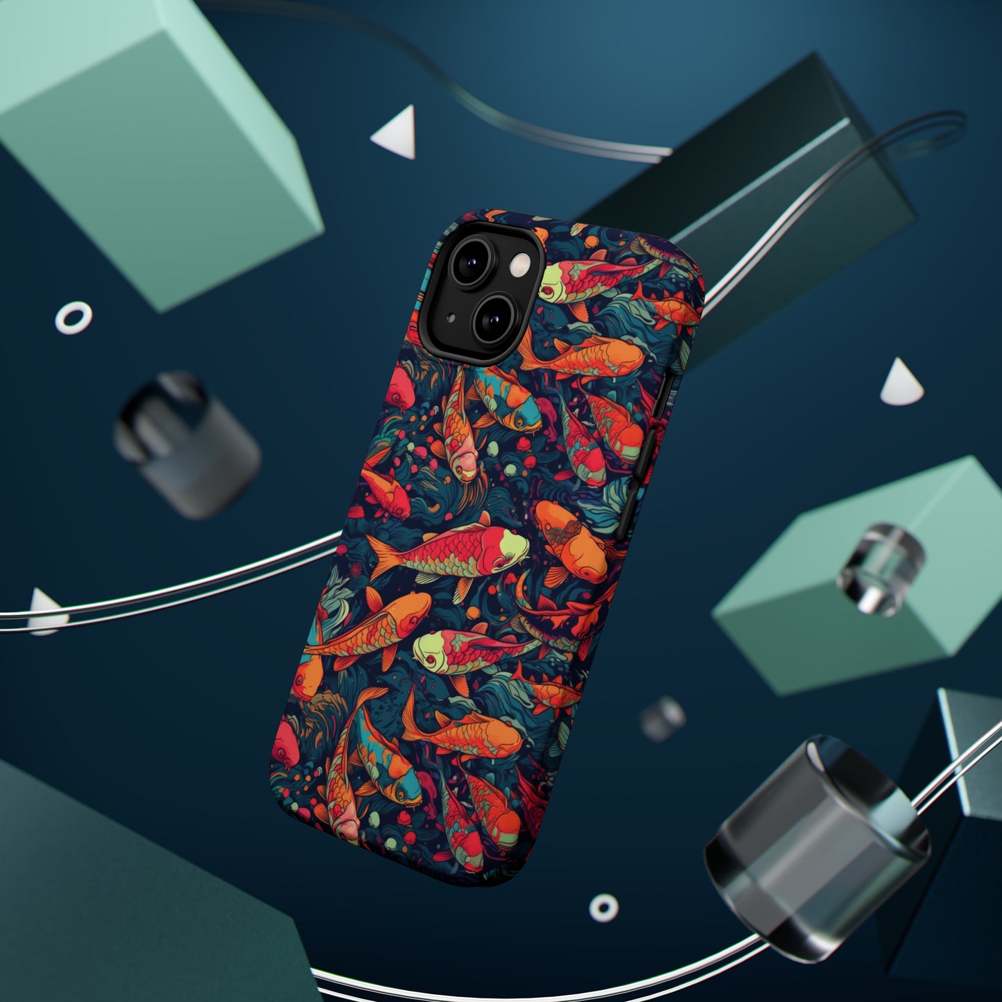 MagSafe Tough iPhone Case - Koi Menagerie