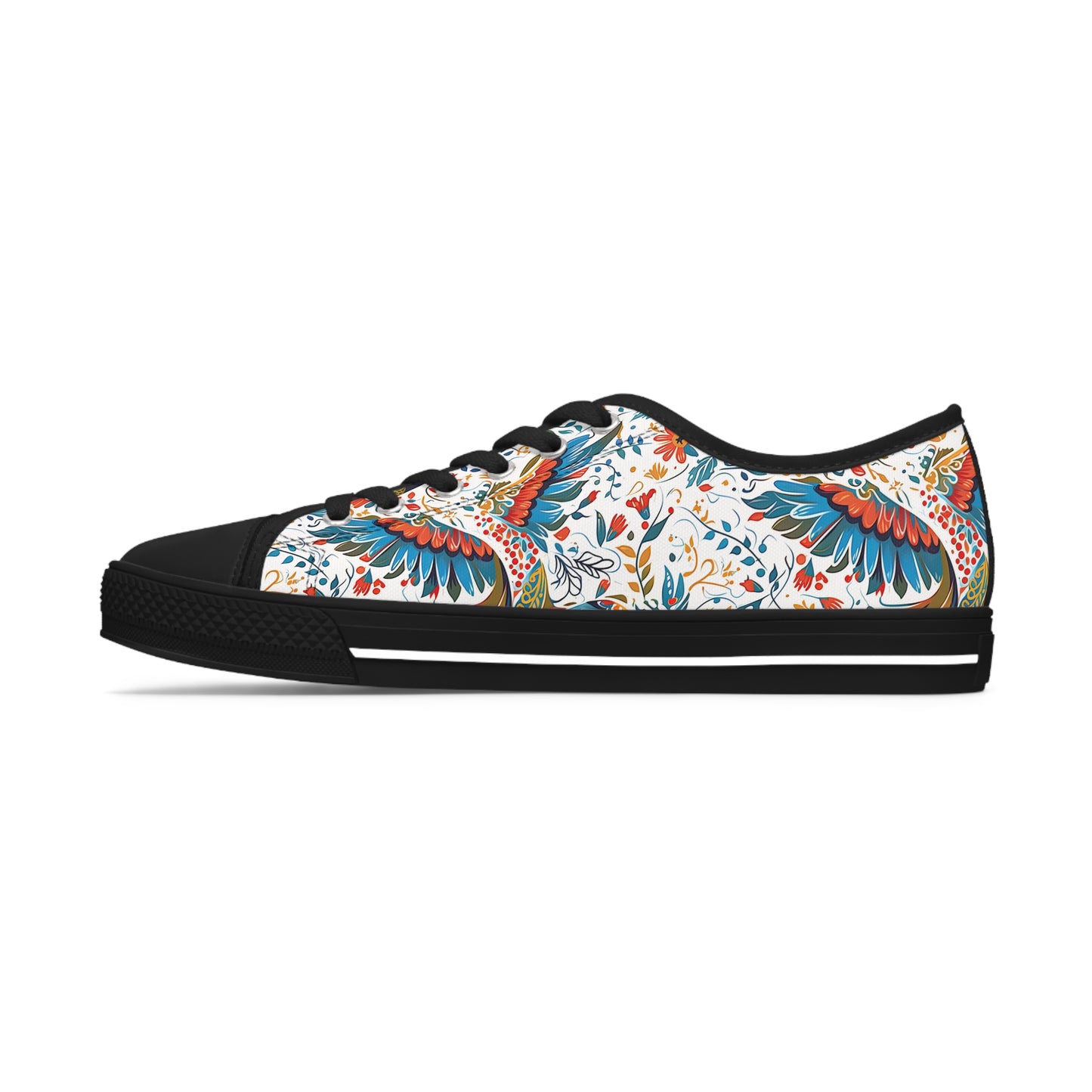 Women's Low Top Sneakers - Colibri Abstract