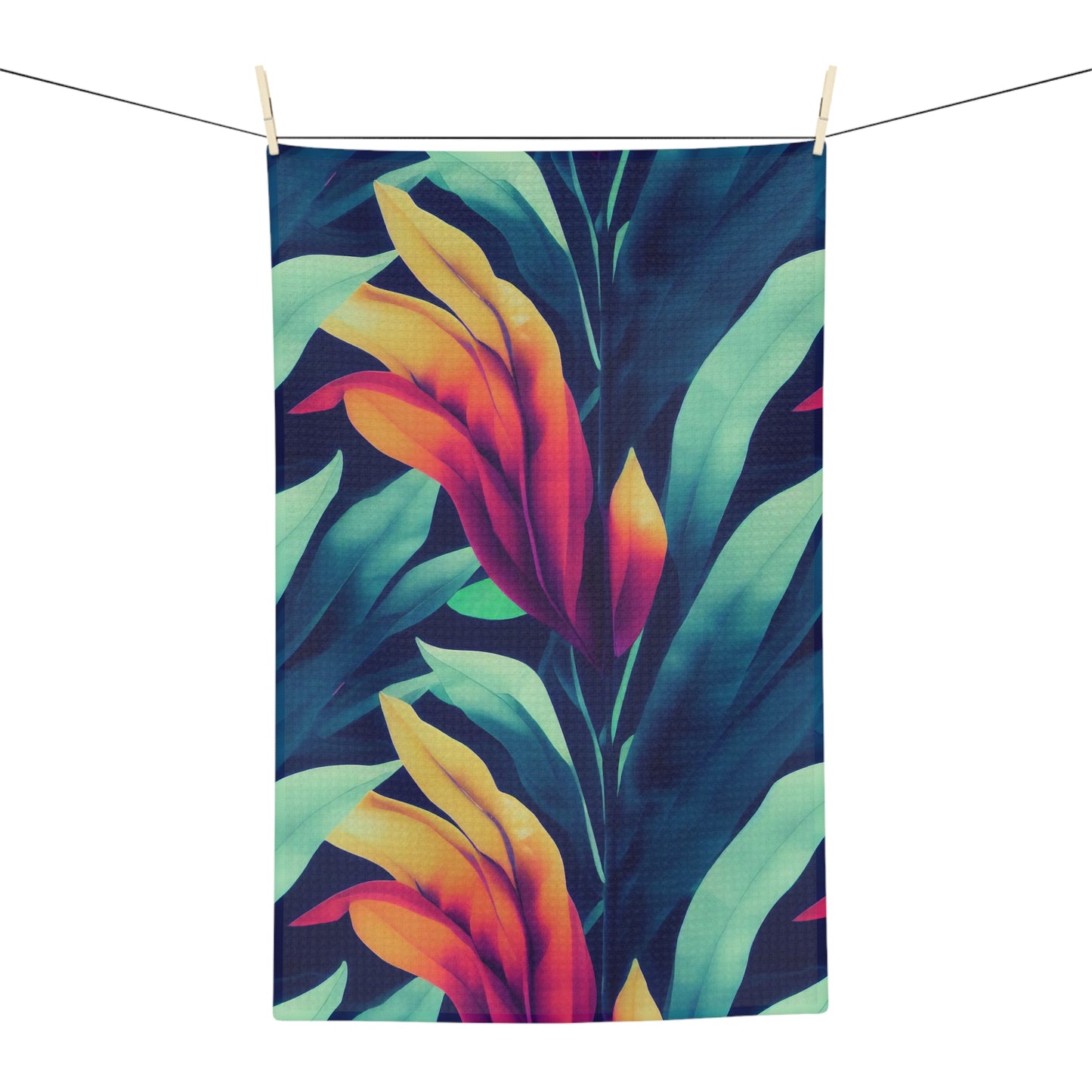 Soft Tea Towel - Tropical Oasis