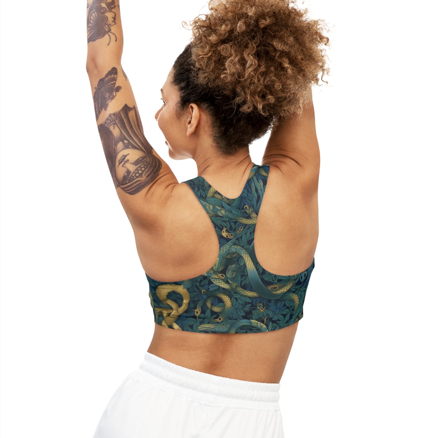 Sports Bra - Francesca Trikonasana Snakes