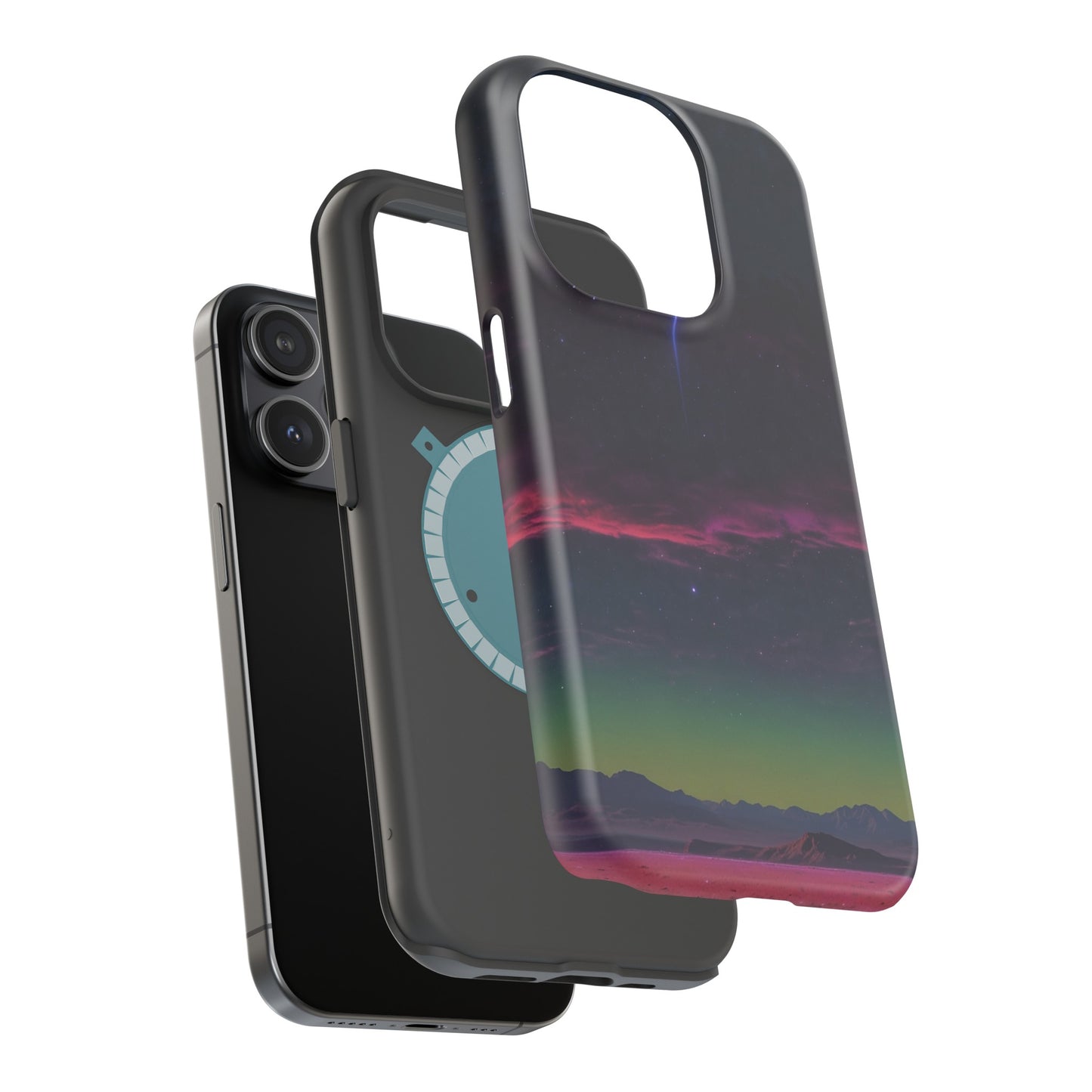 MagSafe Tough iPhone Case - Galactic Synthwave