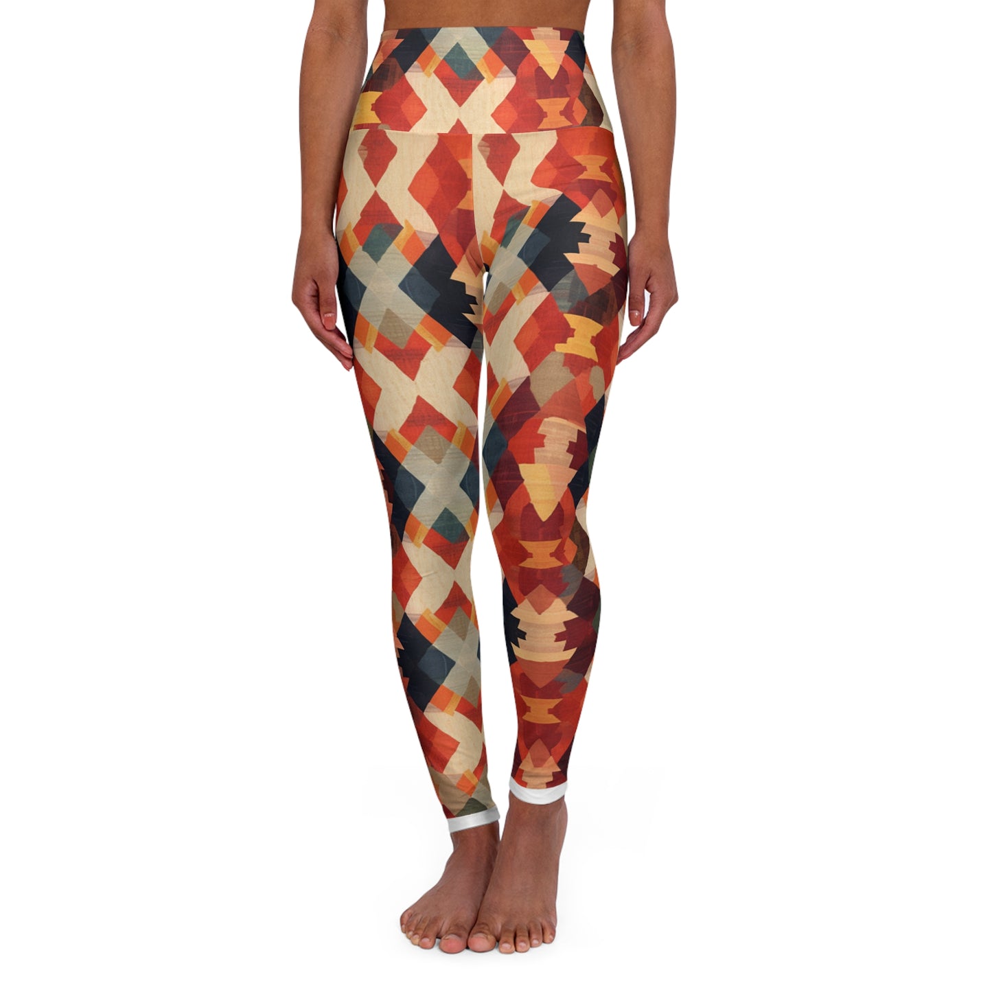 High Waisted Leggings - Renoirean Provence