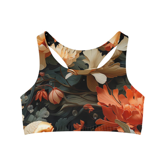 Sports Bra - Annora Marichyasana Anime Koi Fish