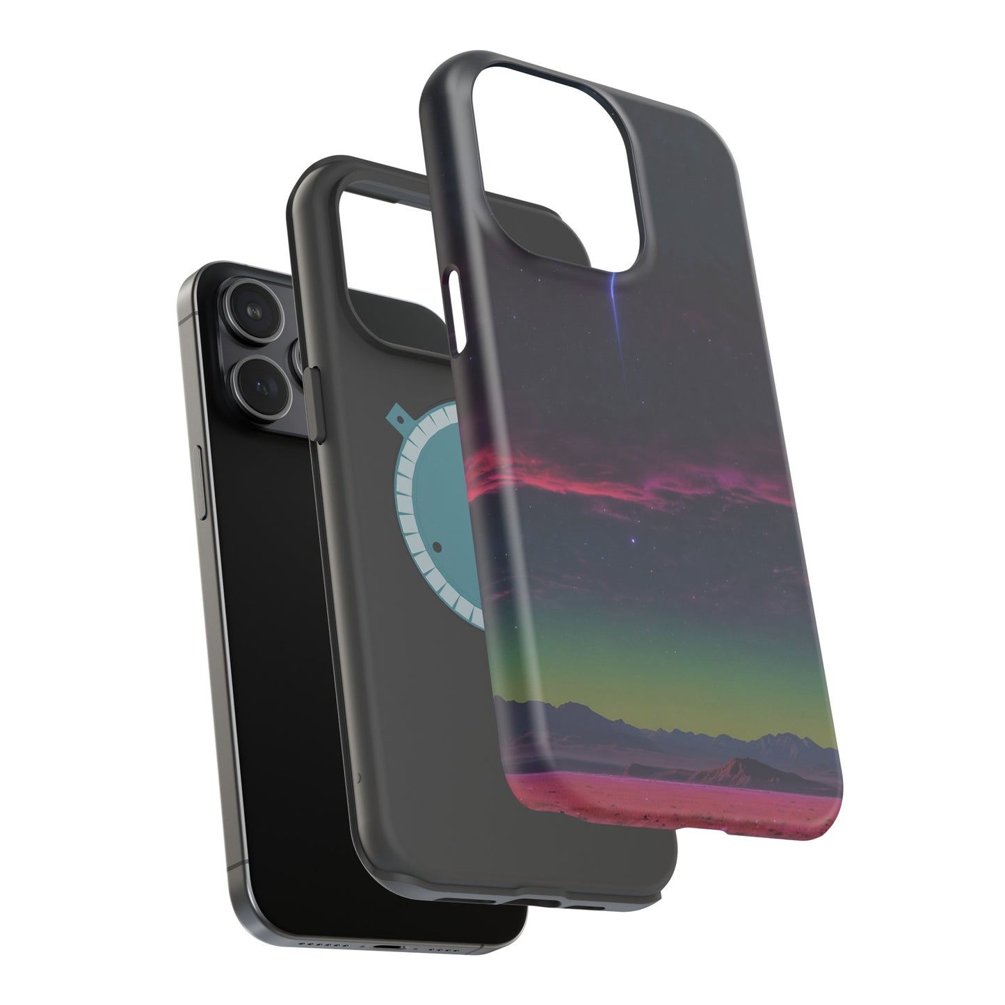 MagSafe Tough iPhone Case - Galactic Synthwave