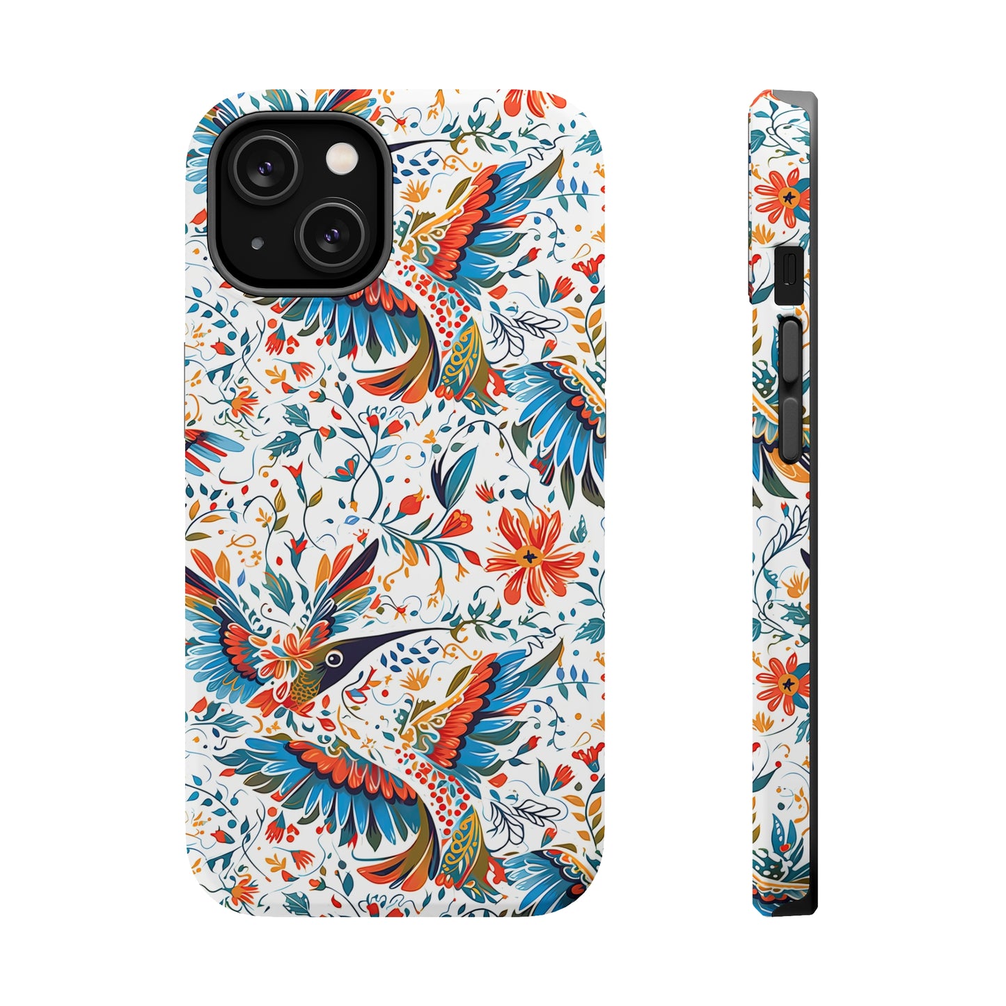 MagSafe Tough iPhone Case - Colibri Abstract