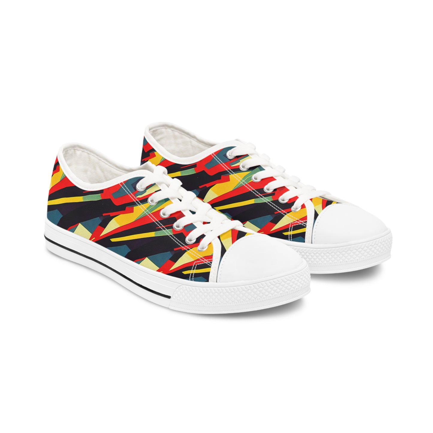 Women's Low Top Sneakers - Pulp Galaxy Abstract