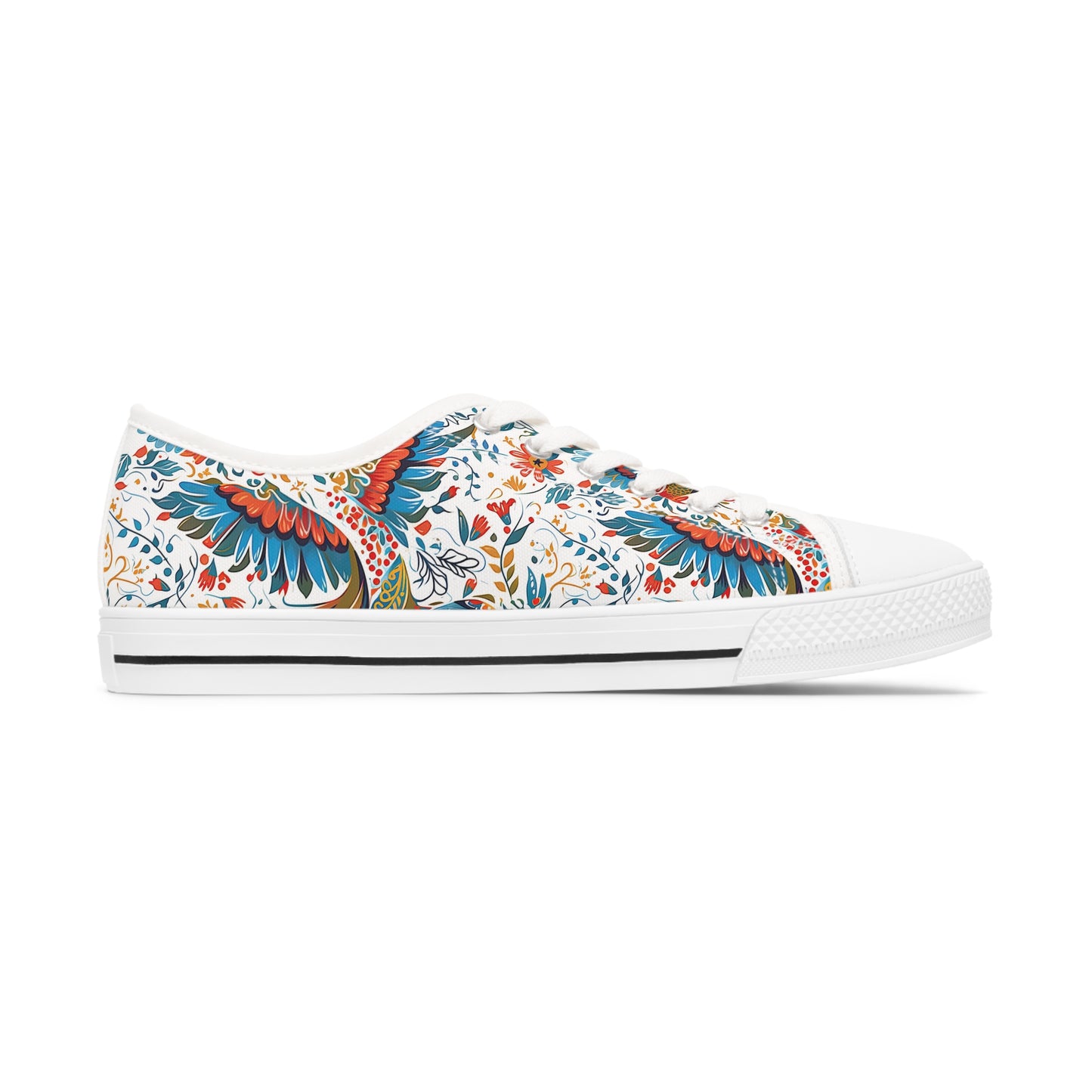 Women's Low Top Sneakers - Colibri Abstract