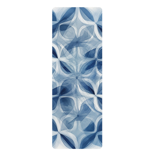 Rubber Yoga Mat- Dali Barcelona Shibori