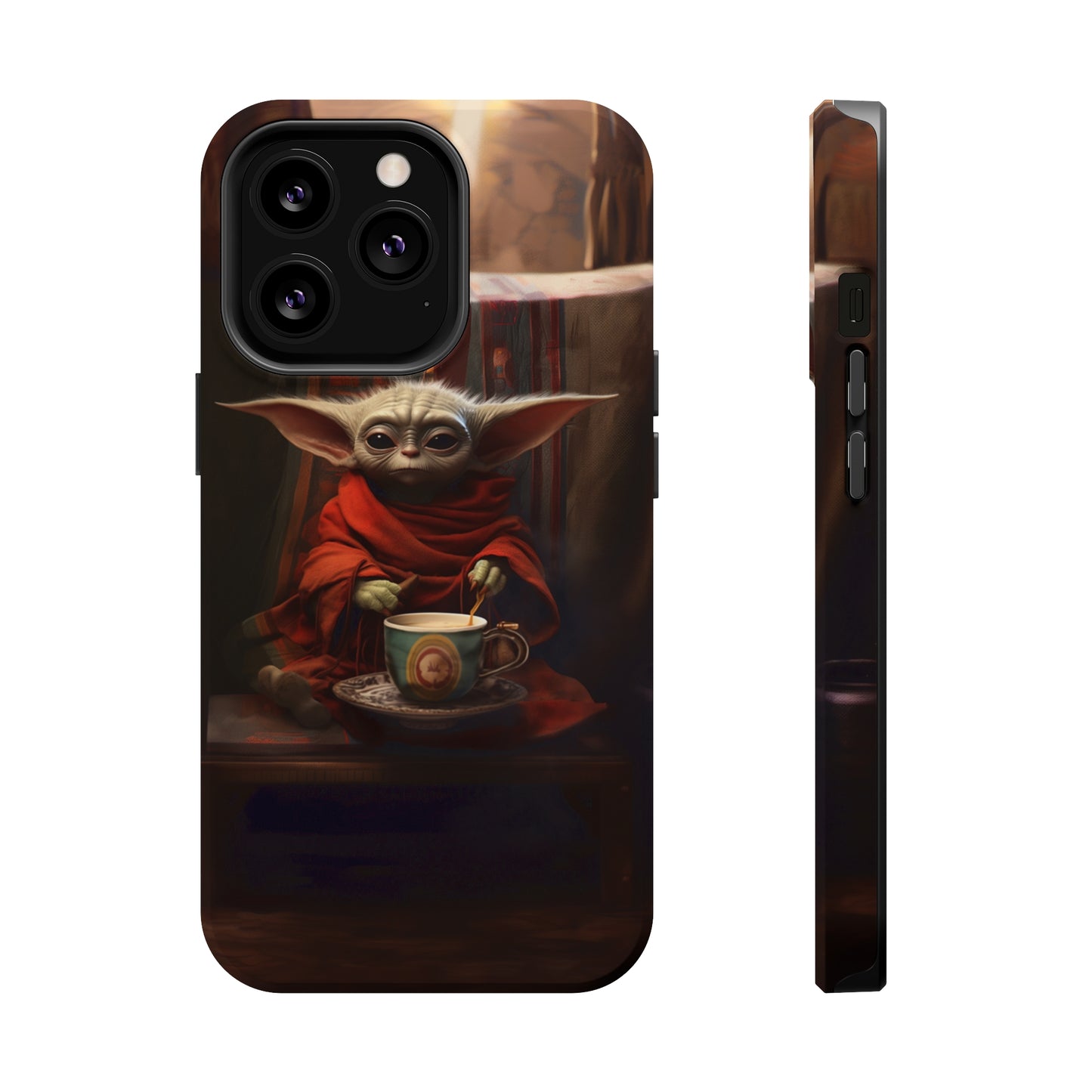 MagSafe Tough iPhone Case - "Caffeinated Cutie"