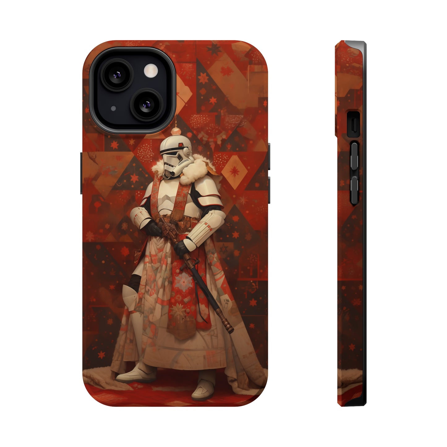 MagSafe Tough iPhone Case - Storm Trooper Norman Rockwell Christmas Card.png